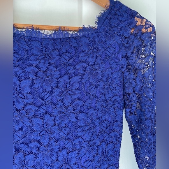 DVF Zarita Lace Long Sleeve Dress - Picture 5 of 10